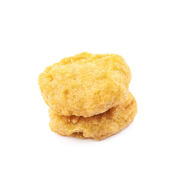 Chicken Nugget Zusammensetzung isoliert — Stockfoto