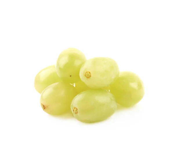 Montón de uvas blancas aisladas —  Fotos de Stock
