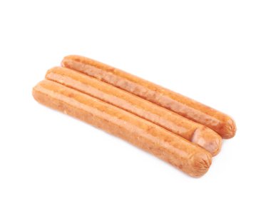 Sosisli sandviç sosis kompozisyon izole