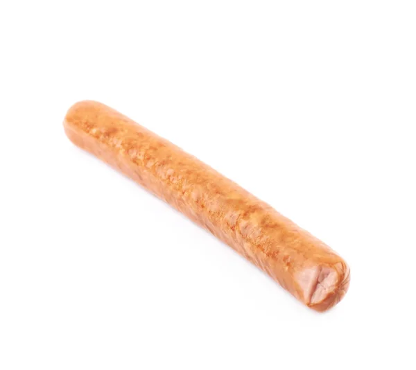 Hot dog worst geïsoleerd — Stockfoto