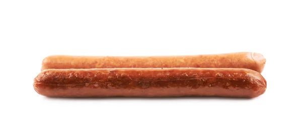 Saucisse de hot-dog cuite isolée — Photo