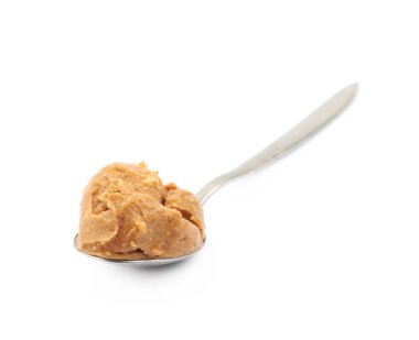 Fıstık ezmesi yayılmış izole