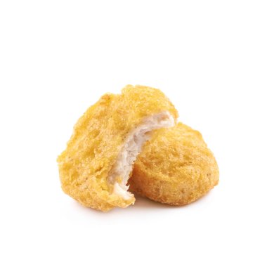 Tavuk nugget kompozisyon izole