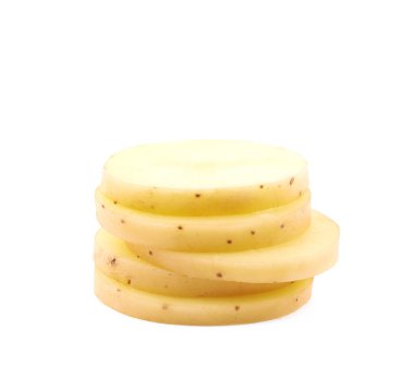 Çiğ patates kompozisyon izole