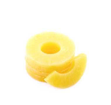 Konserve ananas dilim kompozisyon