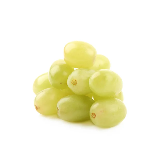Pile de raisins blancs isolée — Photo