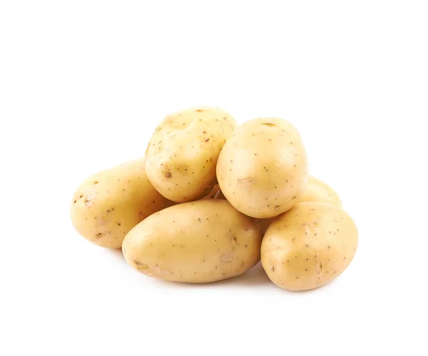 Ακατέργαστη πατάτα σύνθεση απομονωμένες — Φωτογραφία Αρχείου