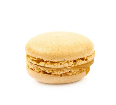 Tek macaron çerez izole
