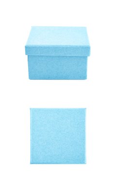 İzole kağıt hediye kutusu