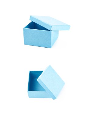 İzole kağıt hediye kutusu