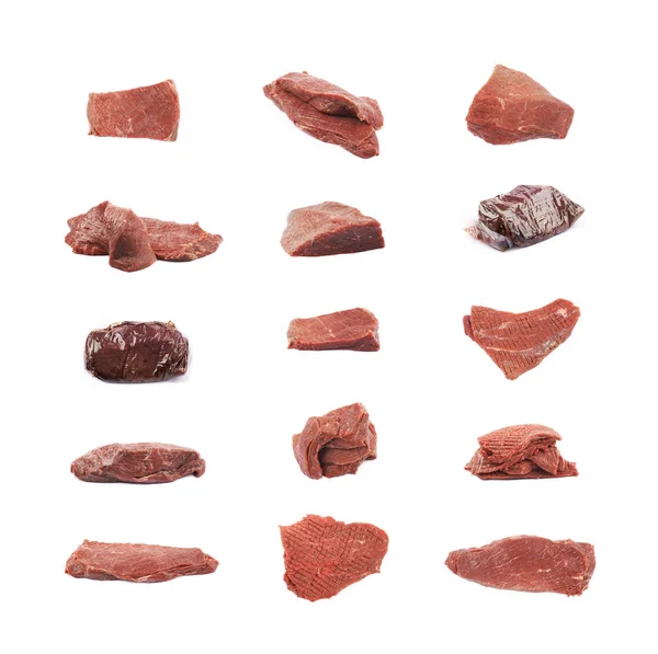 Slice of beef meat isolated — Stock Photo, Image