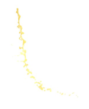 Hareket sıvı sıçrama izole