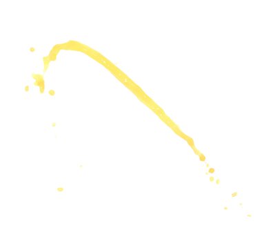 Hareket sıvı sıçrama izole