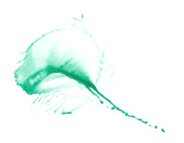 Hareket sıvı sıçrama izole