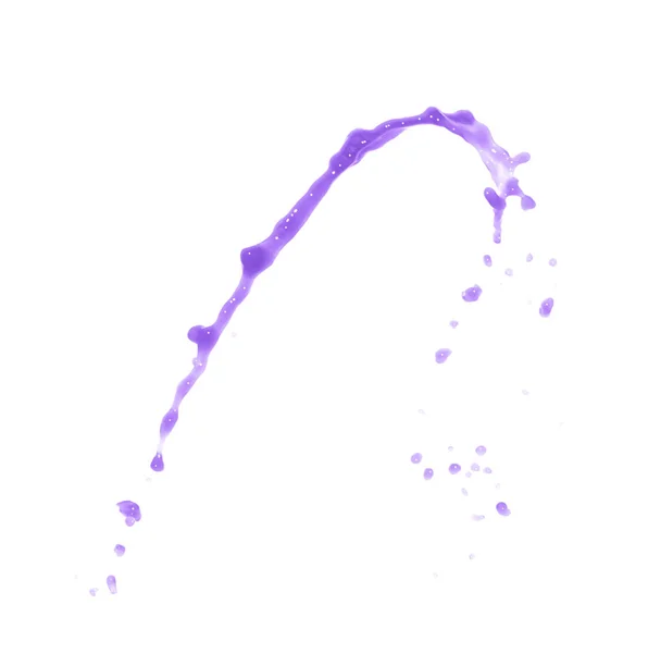 Salpicadura de líquido en movimiento aislado —  Fotos de Stock