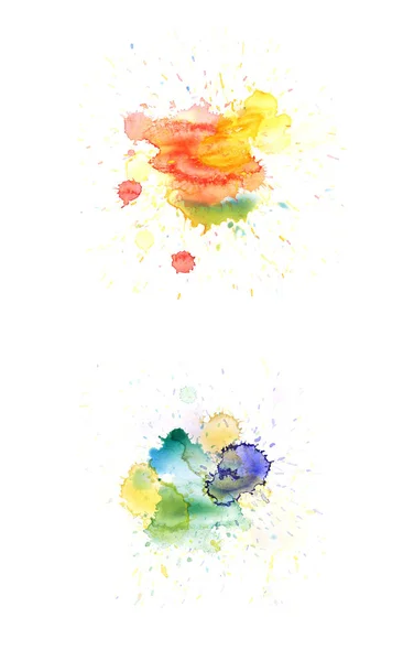 Watercolor drop stain isolated Watercolor drop stain isolated — Stock Photo, Image