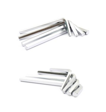 İzole metal hex anahtar