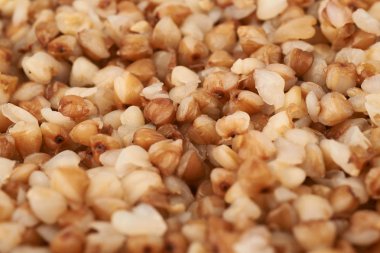 Pişmiş buğday ile kaplı yüzey