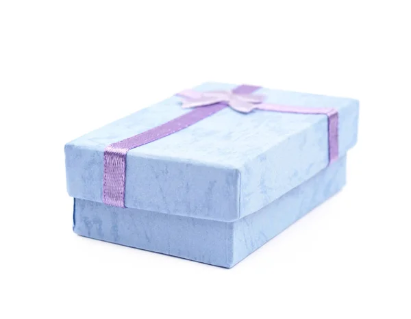 Gift box with a bow isolated — Stock Photo, Image