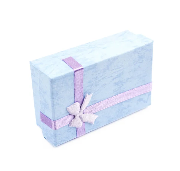 Gift box with a bow isolated — Stock Photo, Image