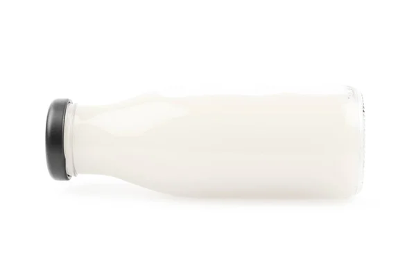 Bottiglia di latte isolata — Foto Stock