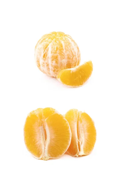 Skalade orange isolerade — Stockfoto