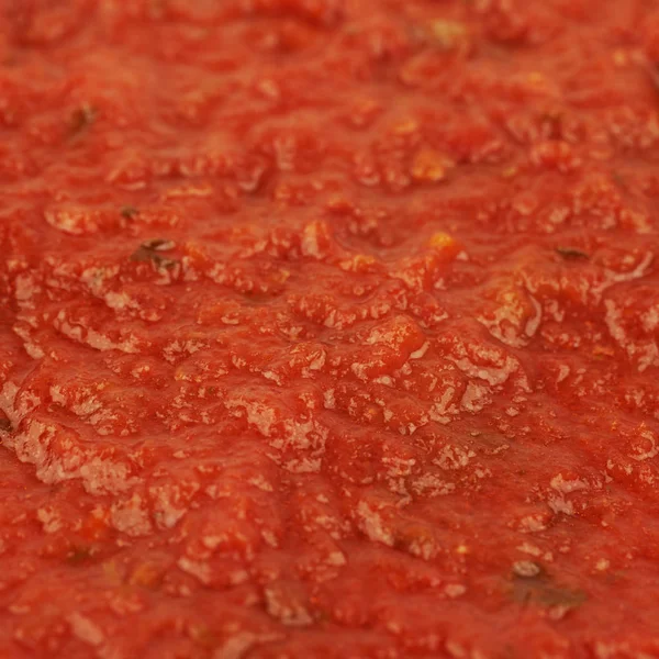 トマトソースを被覆した面 — ストック写真