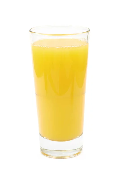 Glass of orange juice isolated Stock Photo