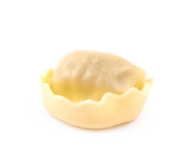 İzole tek Mantı makarna