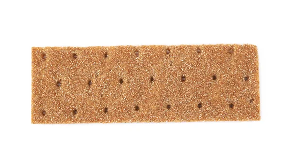 Biscoito crocante de centeio fino isolado — Fotografia de Stock
