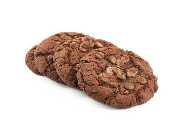 Chocolate chip cookie isolated — Stock Photo, Image