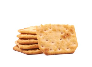 Baharatlı kraker kompozisyon izole