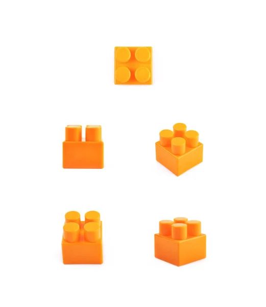 Single toy construction block isolated — Stock Photo, Image