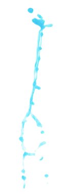 Hareket sıvı sıçrama izole