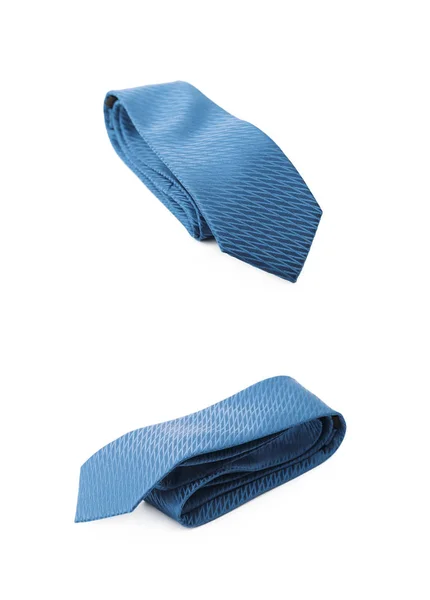 Διπλωμένο γραβάτα απομονωμένες — Φωτογραφία Αρχείου