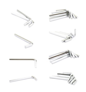 İzole metal hex anahtar
