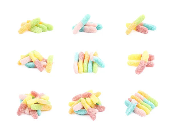 Желейные конфеты изолированы — стоковое фото