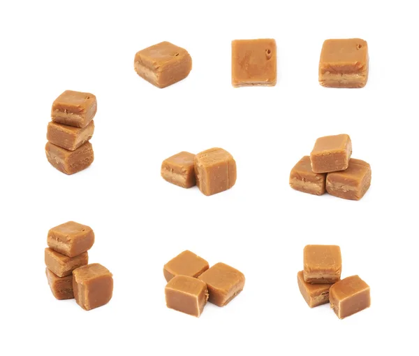 Scottish whisky fudge candy isolated