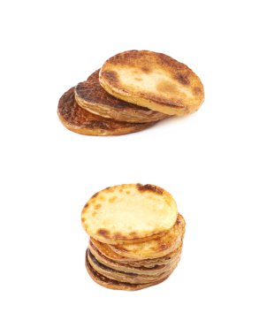 Kızarmış patates dilimi kompozisyon