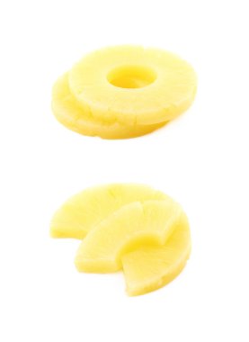 Konserve ananas dilim kompozisyon