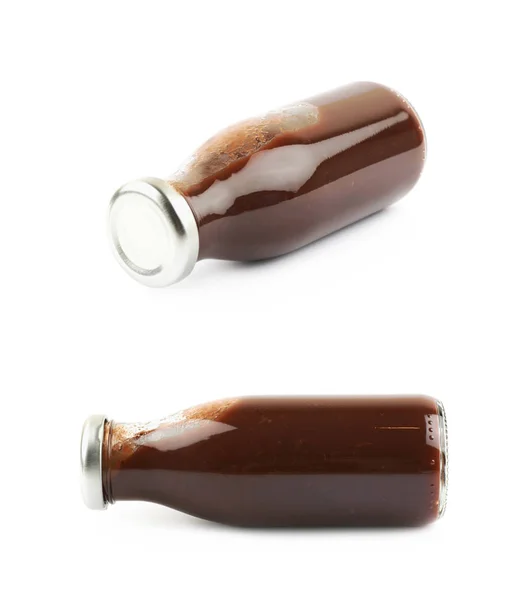 Бутылка соуса барбекю изолированы — стоковое фото