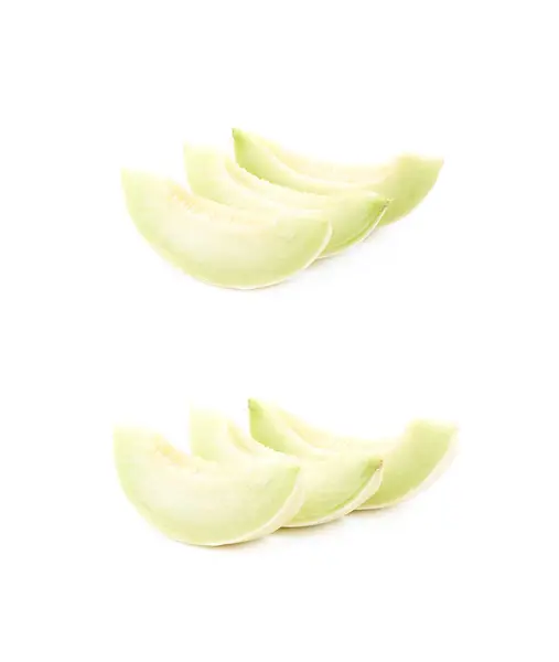 Melon spadziowy składu na białym tle — Zdjęcie stockowe