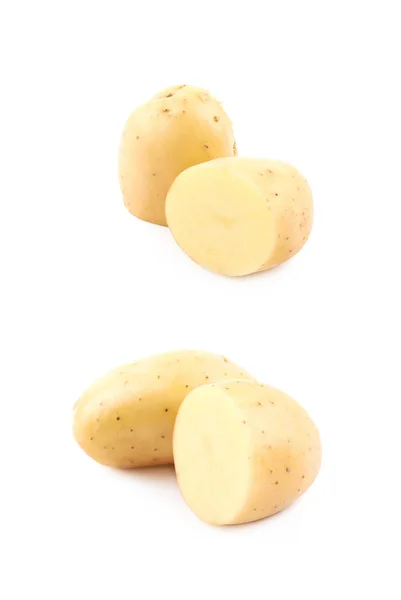 Raw potato composition isolated — Stock Photo, Image