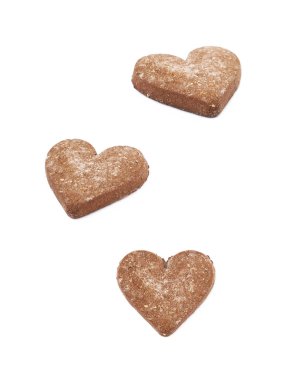 İzole çikolata zencefilli kurabiye