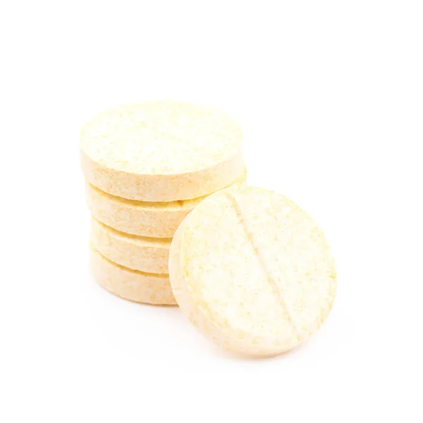 Drogen tablett piller isolerade — Stockfoto