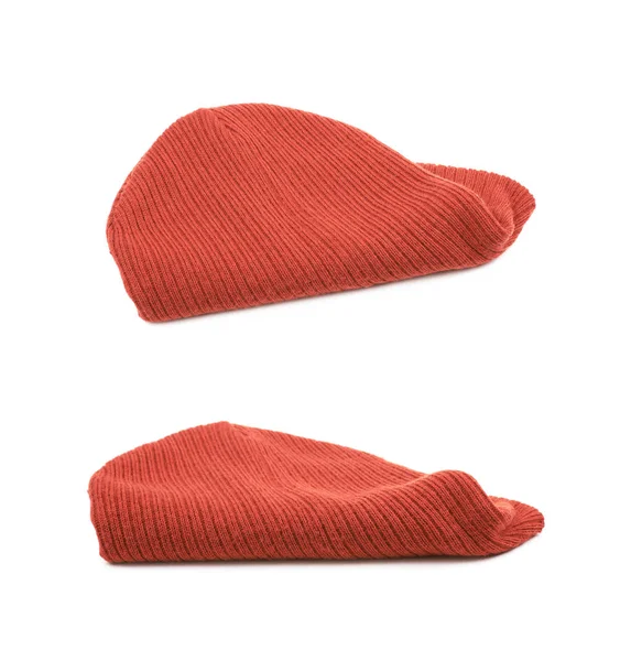 Elszigetelt kötött sapka-kalap — Stock Fotó
