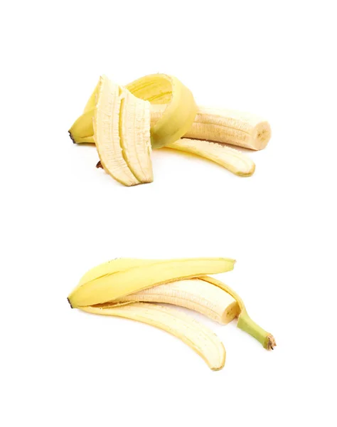 Banaan samenstelling geïsoleerd — Stockfoto