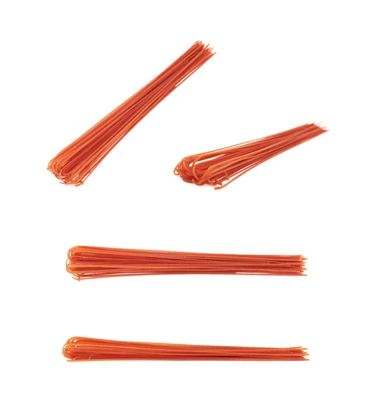 Сухой красный томатный состав спагетти — стоковое фото