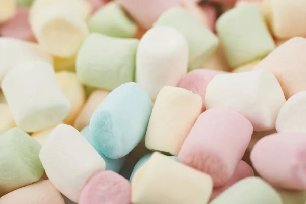 Oppervlakte gecoat met mini marshmallows — Stockfoto