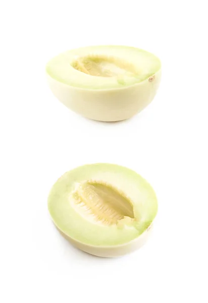 Honigtau Melone Zusammensetzung isoliert — Stockfoto